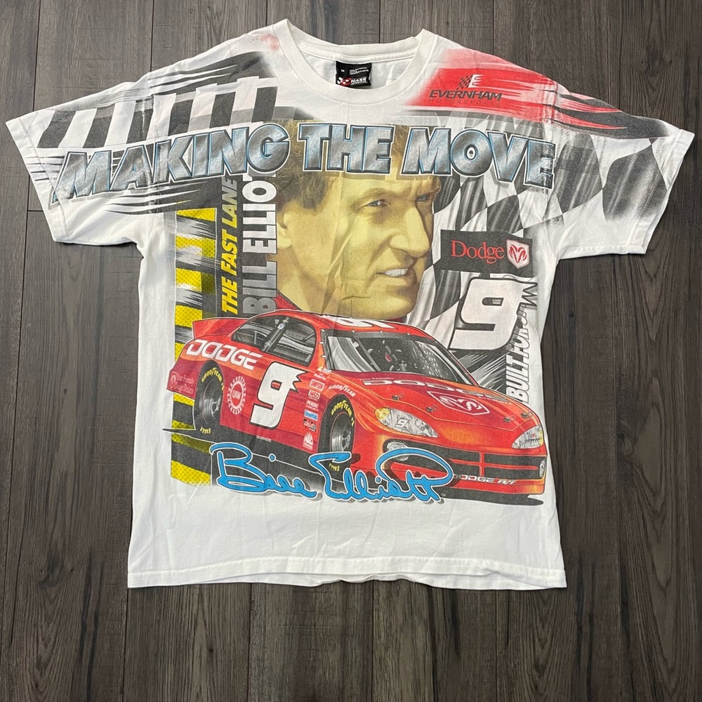 2001 Bill Elliot X Nascar Vintage Race Tee